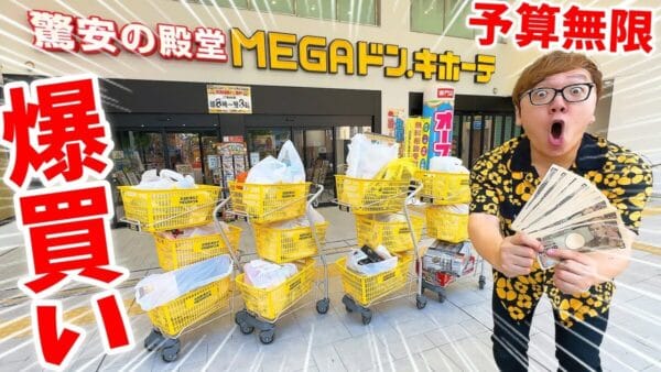 ヒカキン、20億円の新居の次は、ドンキホーテで135品爆買い！その合計金額は…