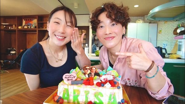 パリ五輪バドミントン銀メダリスト、五十嵐有紗のプロポーズ話‼もしも子供ができたらバドミントンさせる??ひなた、五十嵐有紗コラボで、○万円のサプライズケーキも‼