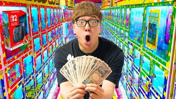 ヒカキン、愛するツマキンのために2000円ガチャでNintendo Switch 2 の獲得を目指す！ガチャに使ったお金は総額30万円以上、果たして何回目で獲得できるのか？